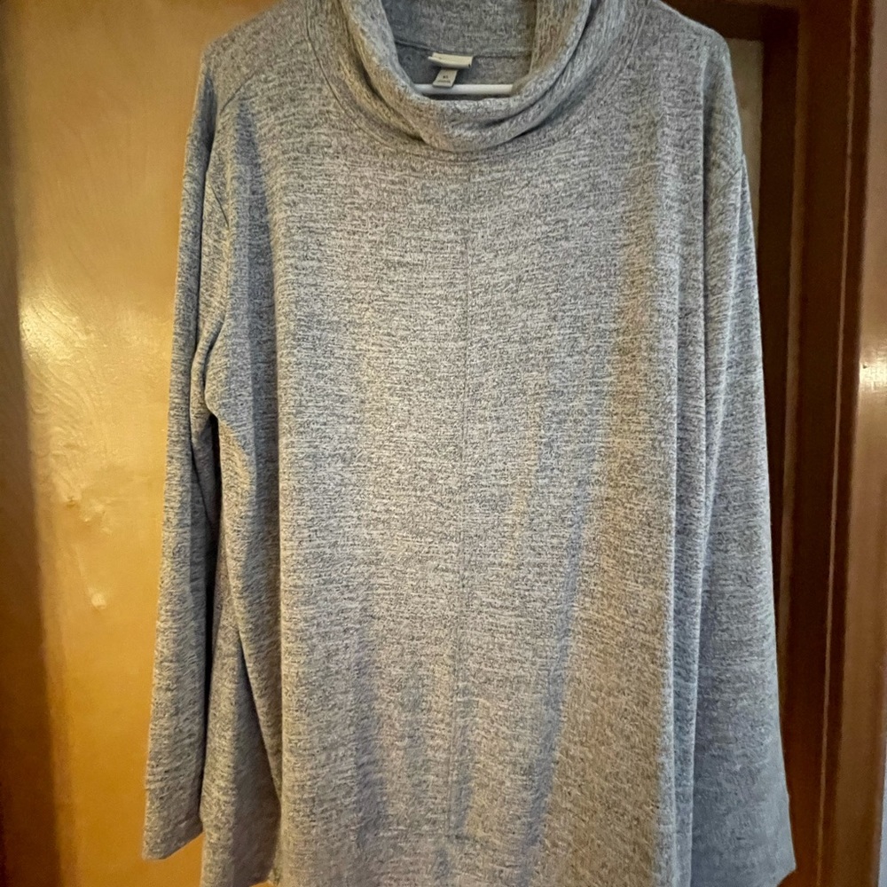 Target | A New Day Heather Gray Cowl Neck Sweater